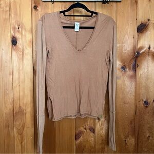 We The Free - Tan Long Sleeve Boho 🤎